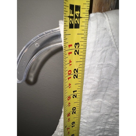 Sundance White Waffle Cotton Sleeveless Tank Top Six MD Spring Summer Women’s - Picture 5 of 5